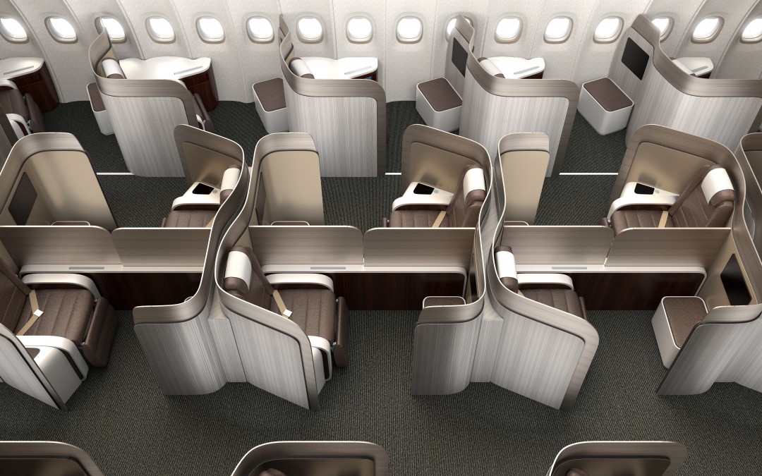 Aménagement intérieur aéronautique : les sièges luxe